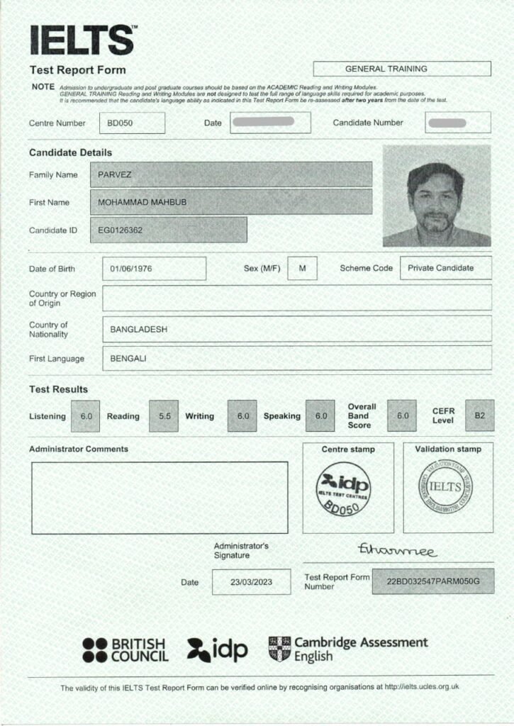 Success of IELTS