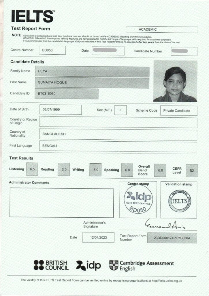 Success of IELTS