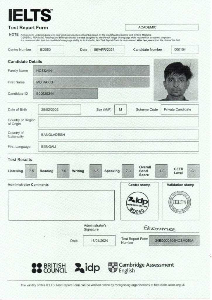 Success of IELTS