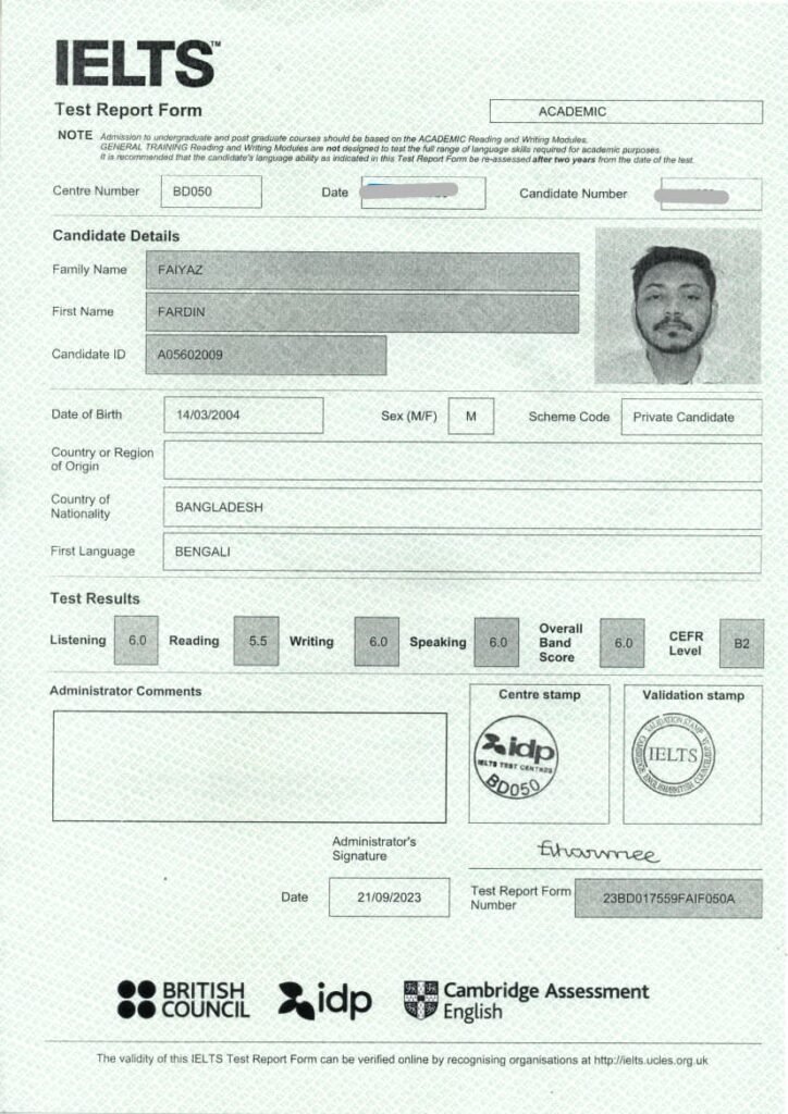 Success of IELTS