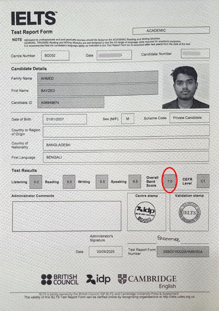 Success of IELTS