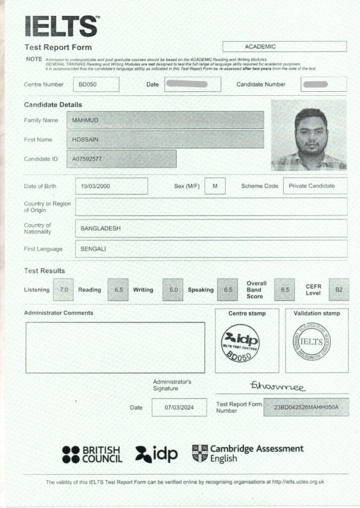 Success of IELTS