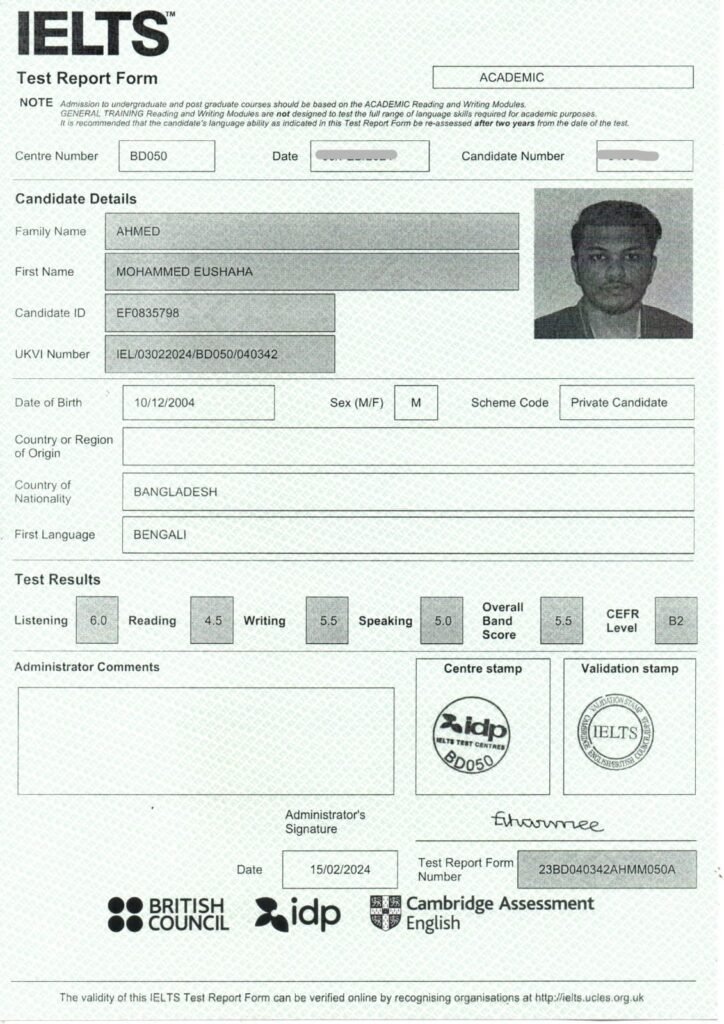 Success of IELTS