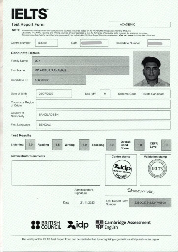 Success of IELTS