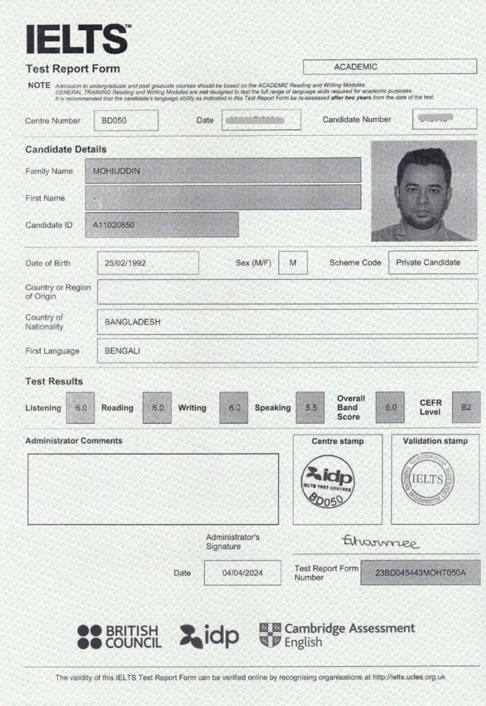 Success of IELTS