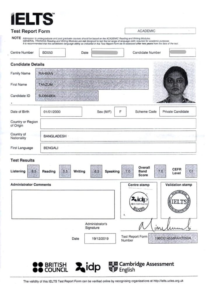 Success of IELTS